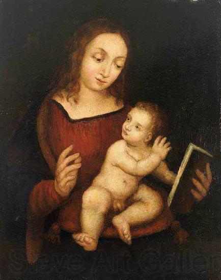 Pierre-Auguste Renoir Reading Virgin Mary with the Child Germany oil painting art